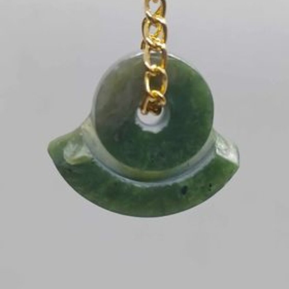 BC Jade "Rising-Sun" Pendant Necklace